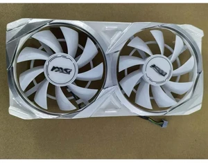 2 Pack White Graphics Card Cooling Fans HA9015H12SC-Z, Dual VGA Cooler Fan Set Compatible with RTX 3070 and RTX 3060 Ti LHR 8GB Video Cards, GPU Heat Dissipation Replacement Repair Spare Parts 2 Pack White Graphics Card Cooling Fans HA9015H12SC-Z, Dual VGA Cooler Fan Set Compatible with RTX 3070 and RTX 3060 Ti LHR 8GB Video Cards, GPU Heat Dissipation Replacement Repair Spare Parts