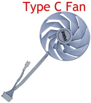 Single Graphics Card Cooling Fan FD10015M12D (Fan C), Replacement VGA Cooler for Sapphire PURE RX 7700 XT 12G, PURE RX 7800 XT 16GB, PULSE RX 7900 XT 20GB Graphics Cards, Desktop GPU Heat Dissipation Single Graphics Card Cooling Fan FD10015M12D (Fan C), Replacement VGA Cooler for Sapphire PURE RX 7700 XT 12G, PURE RX 7800 XT 16GB, PULSE RX 7900 XT 20GB Graphics Cards, Desktop GPU Heat Dissipation