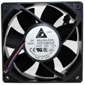 120x120x38mm 12038 High Power Axial Cooling Fan AFB1248GHE, DC48V 0.9A 241CFM 12CM Fan for Industrial Cabinets, Servers, High Power Heatsink Heat Dissipation 120x120x38mm 12038 High Power Axial Cooling Fan AFB1248GHE, DC48V 0.9A 241CFM 12CM Fan for Industrial Cabinets, Servers, High Power Heatsink Heat Dissipation