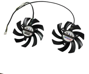 2-Pack GPU Cooling Fans FDC10H12S9-C, Replacement VGA Fan Set for XFX R9 285, R9 280, R9 290, R9 290X, R9 280X, RX 480, RX 470 Desktop Graphics Cards Heat Dissipation Repair 2-Pack GPU Cooling Fans FDC10H12S9-C, Replacement VGA Fan Set for XFX R9 285, R9 280, R9 290, R9 290X, R9 280X, RX 480, RX 470 Desktop Graphics Cards Heat Dissipation Repair