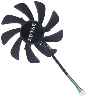 GPU Cooling Fan T129215SH, Replacement VGA Cooler for GTX960 Single Fan 2GB, GTX950 Low Power, P106-090 3GB Desktop Graphics Cards Heat Dissipation Repair GPU Cooling Fan T129215SH, Replacement VGA Cooler for GTX960 Single Fan 2GB, GTX950 Low Power, P106-090 3GB Desktop Graphics Cards Heat Dissipation Repair