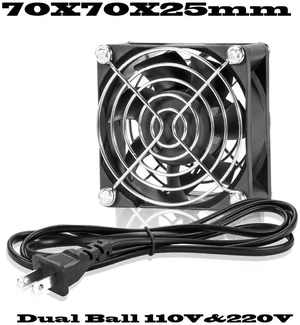 EC Motor Axial Cooling Fan SXDE7025, European Standard Double Ball Bearing, AC 115V / 230V Energy Saving Fan for Server Chassis, Industrial Cabinet Heat Dissipation Replacement EC Motor Axial Cooling Fan SXDE7025, European Standard Double Ball Bearing, AC 115V / 230V Energy Saving Fan for Server Chassis, Industrial Cabinet Heat Dissipation Replacement