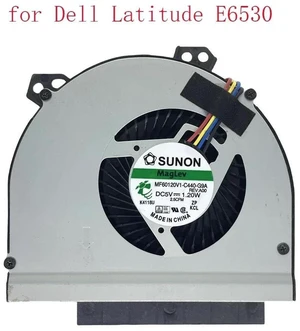 Laptop CPU Cooling Fan Replacement for Dell Latitude E6530, Part Number MF60120V1-C440-G9A DP/N 02MK5J, 4-Pin Connector Notebook CPU Cooler Repair Spare Part Laptop CPU Cooling Fan Replacement for Dell Latitude E6530, Part Number MF60120V1-C440-G9A DP/N 02MK5J, 4-Pin Connector Notebook CPU Cooler Repair Spare Part