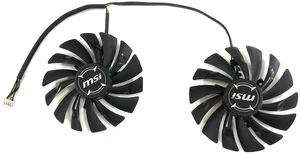 2-Pack GPU Cooling Fan Set PLD10010B12HH PLD10010S12HH, Replacement VGA Fans for GTX960 GTX950 GAMING, GTX1080 GTX1070 GTX1070 Ti Armor Desktop Graphics Card Heat Dissipation Repair 2-Pack GPU Cooling Fan Set PLD10010B12HH PLD10010S12HH, Replacement VGA Fans for GTX960 GTX950 GAMING, GTX1080 GTX1070 GTX1070 Ti Armor Desktop Graphics Card Heat Dissipation Repair