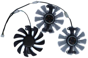 3-Pack GPU Cooling Fan Set GAA8S2U GA91S2H, Replacement VGA Cooler Fans for RX5700 XT, RX580 8G D5 Game ACE PA Desktop Graphics Cards Heat Dissipation Repair Spare Part 3-Pack GPU Cooling Fan Set GAA8S2U GA91S2H, Replacement VGA Cooler Fans for RX5700 XT, RX580 8G D5 Game ACE PA Desktop Graphics Cards Heat Dissipation Repair Spare Part