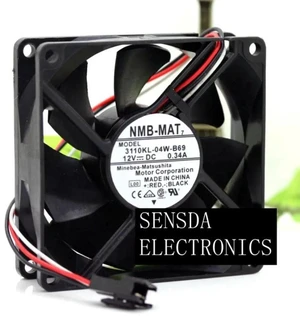 3110KL-04W-B69 80x80x32mm 8CM DC 12V Axial Chassis Cooling Fan, 42CFM 43dBA High Airflow Replacement Fan for Server, Inverter, CPU Cooler, Industrial Cabinet Equipment 3110KL-04W-B69 80x80x32mm 8CM DC 12V Axial Chassis Cooling Fan, 42CFM 43dBA High Airflow Replacement Fan for Server, Inverter, CPU Cooler, Industrial Cabinet Equipment