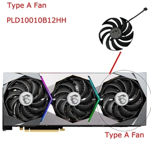 PLD10010B12HH Type A GPU Video VGA Cooling Fan, Replacement Graphics Card Fan for RTX 3090 Ti, 3080, 3080 Ti, RTX 3090 Ti X, TRIO, GPU Cooler Repair Accessory for Graphics Card Heat Dissipation PLD10010B12HH Type A GPU Video VGA Cooling Fan, Replacement Graphics Card Fan for RTX 3090 Ti, 3080, 3080 Ti, RTX 3090 Ti X, TRIO, GPU Cooler Repair Accessory for Graphics Card Heat Dissipation