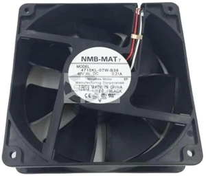 4715KL-07W-B39 120x120x38mm 12038 DC 48V 0.21A Heatsink Radiator Cooling Fan, High Efficiency Industrial Server Axial Fan, Replacement Fan for Server Cabinet, Industrial Radiator Heat Dissipation 4715KL-07W-B39 120x120x38mm 12038 DC 48V 0.21A Heatsink Radiator Cooling Fan, High Efficiency Industrial Server Axial Fan, Replacement Fan for Server Cabinet, Industrial Radiator Heat Dissipation