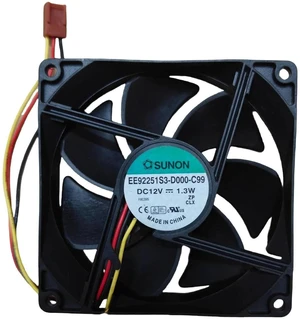 EE92251S3-D000-C99 92x92x25mm 9CM DC 12V 1.3W Magnetic Levitation Silent Axial Fan, 2200RPM 39CFM 28dBA Replacement Fan for PC Computer Case, Power Supply, Compact Electronic Cooling EE92251S3-D000-C99 92x92x25mm 9CM DC 12V 1.3W Magnetic Levitation Silent Axial Fan, 2200RPM 39CFM 28dBA Replacement Fan for PC Computer Case, Power Supply, Compact Electronic Cooling
