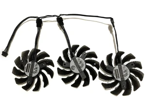 3 Pcs/Set PLD08010S12HH GPU VGA Cooling Fans, Replacement Graphics Card Fan Kit for GTX1080 WINDFORCE OC 8G, GTX 1080 Ti Gaming, GTX 1060 G1 ROCK, 4-Pin PWM Video Card Cooler Repair Parts 3 Pcs/Set PLD08010S12HH GPU VGA Cooling Fans, Replacement Graphics Card Fan Kit for GTX1080 WINDFORCE OC 8G, GTX 1080 Ti Gaming, GTX 1060 G1 ROCK, 4-Pin PWM Video Card Cooler Repair Parts