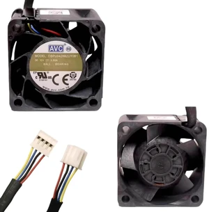 DBPU0428B2U 40x40x28mm 4CM DC12V 3.5A 42W High Speed Axial Cooling Fan, 33000RPM RC Supercharged Fan with Dual Ball Bearing and 4-Wire PWM Speed Control, Replacement Fan for 1U Server, Network Power DBPU0428B2U 40x40x28mm 4CM DC12V 3.5A 42W High Speed Axial Cooling Fan, 33000RPM RC Supercharged Fan with Dual Ball Bearing and 4-Wire PWM Speed Control, Replacement Fan for 1U Server, Network Power
