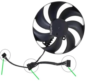 CF1015U12D Graphics Card Cooling Fan, Single Replacement GPU Fan for RTX 4080 4080S OC, RTX 4080 4080S SUPER OC, 105x15mm DC12V 7-Pin PWM Video Card Cooler Fan Repair Spare Part CF1015U12D Graphics Card Cooling Fan, Single Replacement GPU Fan for RTX 4080 4080S OC, RTX 4080 4080S SUPER OC, 105x15mm DC12V 7-Pin PWM Video Card Cooler Fan Repair Spare Part