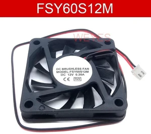 FSY60S12M 6010 60x60x10mm DC12V 0.2A 2-Pin Axial Cooling Fan, 60mm Replacement Server Fan for Server Chassis, Network Switch, Industrial Heatsink Heat Dissipation Repair Spare Part FSY60S12M 6010 60x60x10mm DC12V 0.2A 2-Pin Axial Cooling Fan, 60mm Replacement Server Fan for Server Chassis, Network Switch, Industrial Heatsink Heat Dissipation Repair Spare Part