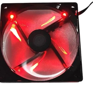 A12025-16RB-4BP-F1 DF1202512RFHN T400 Blizzard Fan, 12025 12cm 4-Wire Speed Control Red Silent Axial Cooling Fan for PC Chassis, Server Cabinet, Heatsink Replacement Spare Part A12025-16RB-4BP-F1 DF1202512RFHN T400 Blizzard Fan, 12025 12cm 4-Wire Speed Control Red Silent Axial Cooling Fan for PC Chassis, Server Cabinet, Heatsink Replacement Spare Part