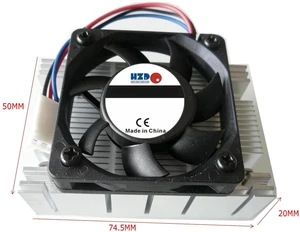 5010 5cm EFB0512HHA 12V 0.2A 3-Wire Cooling Fan with ECC-00371-01-GP Black CPU Heatsink, Axial Fan Assembly for Small CPU Heat Dissipation Replacement Spare Part 5010 5cm EFB0512HHA 12V 0.2A 3-Wire Cooling Fan with ECC-00371-01-GP Black CPU Heatsink, Axial Fan Assembly for Small CPU Heat Dissipation Replacement Spare Part