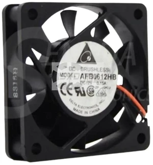 1 or 2 Pack AFB0612HB 60x60x15mm 60mm DC12V Axial Cooling Fan, 0.15A 3-Wire Server Chassis Fan, High Airflow Industrial Cooler Replacement Spare Part 1 or 2 Pack AFB0612HB 60x60x15mm 60mm DC12V Axial Cooling Fan, 0.15A 3-Wire Server Chassis Fan, High Airflow Industrial Cooler Replacement Spare Part