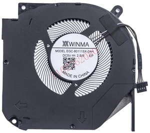 1 PCS Laptop CPU Cooling Fan EGC-80111SX-0AH, Notebook Cooler Replacement for 15K,16K,17K,17KS,16S,16 Super, G16 Series Laptop Heat Dissipation Repair Spare Part 1 PCS Laptop CPU Cooling Fan EGC-80111SX-0AH, Notebook Cooler Replacement for 15K,16K,17K,17KS,16S,16 Super, G16 Series Laptop Heat Dissipation Repair Spare Part
