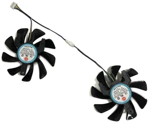2Pcs/Set GPU Cooling Fans Replacement for Sapphire RX 6600, RX 6600XT, RX 6700 XT PULSE, Replace FDC10H12D9-C FD9015U12S, 95mm 4Pin PWM Graphics Card Cooler Fan for Video Card Heat Dissipation Repair 2Pcs/Set GPU Cooling Fans Replacement for Sapphire RX 6600, RX 6600XT, RX 6700 XT PULSE, Replace FDC10H12D9-C FD9015U12S, 95mm 4Pin PWM Graphics Card Cooler Fan for Video Card Heat Dissipation Repair