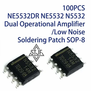 AJMRTC 100PCS NE5532DR NE5532 N5532 Dual Operational Amplifier Chips, Low Noise SMD Op Amp, SOP-8 Surface Mount Package, Audio Preamp Circuit, Signal Conditioning for DIY Electronic & Audio Projects AJMRTC 100PCS NE5532DR NE5532 N5532 Dual Operational Amplifier Chips, Low Noise SMD Op Amp, SOP-8 Surface Mount Package, Audio Preamp Circuit, Signal Conditioning for DIY Electronic & Audio Projects