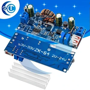 AJMRTC DC-DC Step Up Boost Converter Module, 2-24V Input to 3-30V Output, 4A 80W CC CV Adjustable Regulated Power Supply with USB Port, for Battery Charging and DIY Electronic Projects AJMRTC DC-DC Step Up Boost Converter Module, 2-24V Input to 3-30V Output, 4A 80W CC CV Adjustable Regulated Power Supply with USB Port, for Battery Charging and DIY Electronic Projects