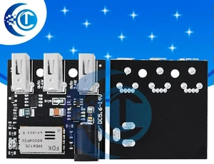 AJMRTC 8A DC-DC Step Down Converter Module, 9V 12V to 5V 3-Port USB Power Supply Buck Converter, Voltage Regulator Board for Raspberry Pi, Car Charging, DIY Electronic Projects AJMRTC 8A DC-DC Step Down Converter Module, 9V 12V to 5V 3-Port USB Power Supply Buck Converter, Voltage Regulator Board for Raspberry Pi, Car Charging, DIY Electronic Projects
