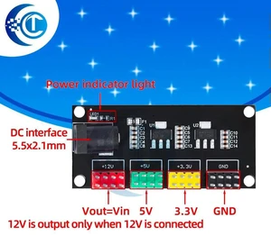 AJMRTC Multi-Channel DC-DC Power Supply Module, DC 12V Input to 3.3V 5V 12V Multiple Output Voltage Conversion Board, Isolated Voltage Regulator Module for Breadboard, MCU & Electronic DIY Projects AJMRTC Multi-Channel DC-DC Power Supply Module, DC 12V Input to 3.3V 5V 12V Multiple Output Voltage Conversion Board, Isolated Voltage Regulator Module for Breadboard, MCU & Electronic DIY Projects