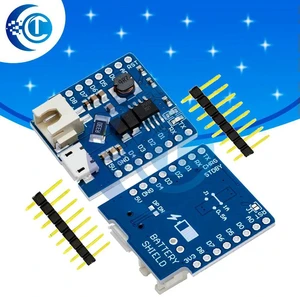 AJMRTC Shield V1.1.0 for WEMOS D1 Mini, Lithium Charger Step-Up Power Module, 18650 Battery Charging & Boost Power Supply Shield for Wemos D1 Mini, IoT Sensor & Electronic Maker DIY Projects AJMRTC Shield V1.1.0 for WEMOS D1 Mini, Lithium Charger Step-Up Power Module, 18650 Battery Charging & Boost Power Supply Shield for Wemos D1 Mini, IoT Sensor & Electronic Maker DIY Projects