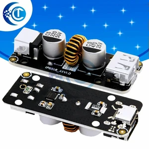 AJMRTC 45W USB-C Full Protocol Charging Module, IP6518 DC-DC Buck Power Adapter, 10.5V-32V Input to 3V-20V Adjustable Output, QC3.0 Supported Step-Down Board for Power Conversion Projects AJMRTC 45W USB-C Full Protocol Charging Module, IP6518 DC-DC Buck Power Adapter, 10.5V-32V Input to 3V-20V Adjustable Output, QC3.0 Supported Step-Down Board for Power Conversion Projects