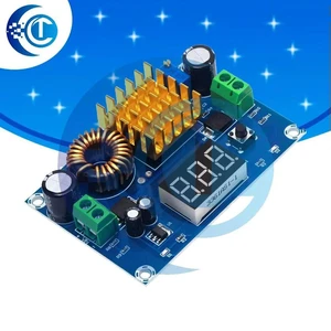 AJMRTC XH-M411 DC-DC Boost Converter Module, DC 3V-35V to DC 5V-45V Adjustable Step Up Voltage Regulator with Digital Voltmeter Display, High Power Voltage Step Up Power Supply Module AJMRTC XH-M411 DC-DC Boost Converter Module, DC 3V-35V to DC 5V-45V Adjustable Step Up Voltage Regulator with Digital Voltmeter Display, High Power Voltage Step Up Power Supply Module