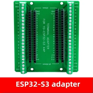 AJMRTC ESP32-S3 N16R8 Expansion Adapter Board, 44Pin Type-C ESP32-S3 Development Board with IPEX Antenna Interface, 2.4GHz WiFi & Bluetooth Module for IoT Electronic DIY Projects AJMRTC ESP32-S3 N16R8 Expansion Adapter Board, 44Pin Type-C ESP32-S3 Development Board with IPEX Antenna Interface, 2.4GHz WiFi & Bluetooth Module for IoT Electronic DIY Projects