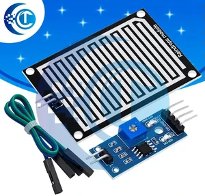 AJMRTC EGBO Rain Sensor Module 1PC, Weather Humidity Detector, Rainfall Detection Board with Analog & Digital Output, Compatible with Arduino ESP32 for Relay Control, Weather Monitoring DIY Projects AJMRTC EGBO Rain Sensor Module 1PC, Weather Humidity Detector, Rainfall Detection Board with Analog & Digital Output, Compatible with Arduino ESP32 for Relay Control, Weather Monitoring DIY Projects