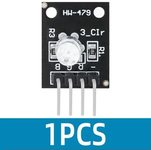 AJMRTC KEYES KY-016 RGB LED Sensor Module, 4-Pin 3-Color Full Color RGB LED Module FZ0455, Digital RGB Light Board for Arduino ESP32 DIY Electronic Starter Kit, Color Lighting Experiment Projects AJMRTC KEYES KY-016 RGB LED Sensor Module, 4-Pin 3-Color Full Color RGB LED Module FZ0455, Digital RGB Light Board for Arduino ESP32 DIY Electronic Starter Kit, Color Lighting Experiment Projects