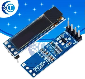 AJMRTC 0.69 Inch OLED Display Module, White 96x16 SSD1306 IIC I2C LCD Screen Control Board, 3-5.5V Small OLED Panel for Arduino Raspberry Pi Electronic DIY, Wearable & Embedded Projects AJMRTC 0.69 Inch OLED Display Module, White 96x16 SSD1306 IIC I2C LCD Screen Control Board, 3-5.5V Small OLED Panel for Arduino Raspberry Pi Electronic DIY, Wearable & Embedded Projects