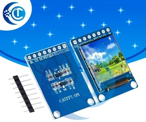 AJMRTC 0.85 Inch Color TFT Display Module, HD IPS LCD LED Screen 128×128 Resolution, GC9107 Controller with SPI Interface, Small Color Display Breakout Board for Arduino STM32 DIY Embedded Project AJMRTC 0.85 Inch Color TFT Display Module, HD IPS LCD LED Screen 128×128 Resolution, GC9107 Controller with SPI Interface, Small Color Display Breakout Board for Arduino STM32 DIY Embedded Project