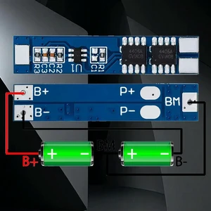 AJMRTC 2S 5A BMS Protection Board, 7.4V 8.4V Lithium Battery Balance Charging Module, Li-ion Battery Management Board for 2 Series Lithium Battery Pack DIY Projects AJMRTC 2S 5A BMS Protection Board, 7.4V 8.4V Lithium Battery Balance Charging Module, Li-ion Battery Management Board for 2 Series Lithium Battery Pack DIY Projects