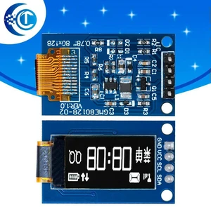 AJMRTC 0.78 Inch White OLED Display Module, 128×80 Resolution SH1107 Driver SPI Interface Screen, Compatible with Arduino STM32 ESP32 for Embedded DIY Electronic Projects AJMRTC 0.78 Inch White OLED Display Module, 128×80 Resolution SH1107 Driver SPI Interface Screen, Compatible with Arduino STM32 ESP32 for Embedded DIY Electronic Projects