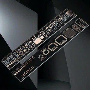 AJMRTC PCB Design & Measurement Ruler v2.6, High Precision Engineering Reference Tool with Electronic Component Scales for PCB Layout Design, Electronic Engineers DIY Circuit Projects AJMRTC PCB Design & Measurement Ruler v2.6, High Precision Engineering Reference Tool with Electronic Component Scales for PCB Layout Design, Electronic Engineers DIY Circuit Projects