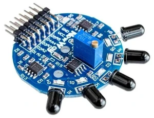 AJMRTC 5 Channel Flame Sensor Module, Five Channel Fire Detection Sensor with Analog & Digital Dual Output, Flame Detector Board for Fire Alarm, Fire Extinguishing Robot and DIY Electronic Projects AJMRTC 5 Channel Flame Sensor Module, Five Channel Fire Detection Sensor with Analog & Digital Dual Output, Flame Detector Board for Fire Alarm, Fire Extinguishing Robot and DIY Electronic Projects