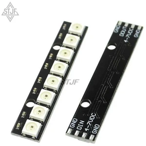 AJMRTC 10PCS 8 Channel WS2812 5050 RGB LED Development Board, Built-in Full Color Driver, Individually Addressable RGB Light Module for Arduino DIY Lighting and Embedded Projects AJMRTC 10PCS 8 Channel WS2812 5050 RGB LED Development Board, Built-in Full Color Driver, Individually Addressable RGB Light Module for Arduino DIY Lighting and Embedded Projects