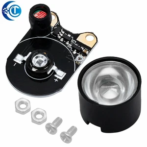 AJMRTC 3W 850nm IR Infrared LED Fill Light Module, 1PC Night Vision Supplementary Lamp, Adjustable Brightness, Compatible with Raspberry Pi Camera for Security Monitoring, Night Vision Shooting & CCTV AJMRTC 3W 850nm IR Infrared LED Fill Light Module, 1PC Night Vision Supplementary Lamp, Adjustable Brightness, Compatible with Raspberry Pi Camera for Security Monitoring, Night Vision Shooting & CCTV