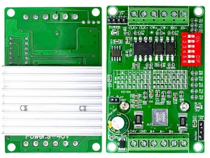 AJMRTC TB6560 / TB67S109 Stepper Motor Driver Module, 3A High Current, 32 Microstep Controller Board for 42mm and 57mm Stepper Motors, CNC Router, Engraving Machine and DIY Motion Control Projects AJMRTC TB6560 / TB67S109 Stepper Motor Driver Module, 3A High Current, 32 Microstep Controller Board for 42mm and 57mm Stepper Motors, CNC Router, Engraving Machine and DIY Motion Control Projects