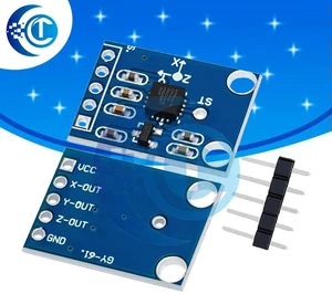 AJMRTC GY-61 ADXL335 3-Axis Analog Accelerometer Module, Angular Transducer, Analog Output 3V-5V, Gravity Tilt Sensor for Arduino, Raspberry Pi, Electronic Experiment and DIY Motion Projects AJMRTC GY-61 ADXL335 3-Axis Analog Accelerometer Module, Angular Transducer, Analog Output 3V-5V, Gravity Tilt Sensor for Arduino, Raspberry Pi, Electronic Experiment and DIY Motion Projects