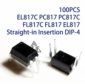 AJMRTC 100PCS PC817C PC817 EL817C EL817 FL817C FL817 DIP-4 Optocoupler, Phototransistor Output Opto-isolator IC, Compatible for Power Supply, PLC, Industrial Control Circuit Repair AJMRTC 100PCS PC817C PC817 EL817C EL817 FL817C FL817 DIP-4 Optocoupler, Phototransistor Output Opto-isolator IC, Compatible for Power Supply, PLC, Industrial Control Circuit Repair