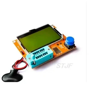 AJMRTC LCR-T4 Transistor Tester with LCD Display, MEGA328 Chip, Diode Triode Capacitance ESR Meter, Test MOS PNP NPN Transistor, Capacitor Resistor Diode for Electronic Component Measurement AJMRTC LCR-T4 Transistor Tester with LCD Display, MEGA328 Chip, Diode Triode Capacitance ESR Meter, Test MOS PNP NPN Transistor, Capacitor Resistor Diode for Electronic Component Measurement