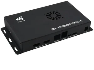AJMRTC Metal Box for Raspberry Pi Compute Module 4 IO Board, Enclosure Case with Built-in Cooling Fan, Precise Cutouts, Wall Mount Bracket, Protective Housing for CM4 IO Board Industrial Projects AJMRTC Metal Box for Raspberry Pi Compute Module 4 IO Board, Enclosure Case with Built-in Cooling Fan, Precise Cutouts, Wall Mount Bracket, Protective Housing for CM4 IO Board Industrial Projects