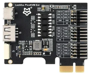 AJMRTC Luckfox PicoKVM Ext Expansion Board, PCIe ×1/×4/×8/×16 Compatible, Adapts Motherboard USB Ports, Remote Power Control Expansion Card Works With Luckfox PicoKVM for Server & PC Remote Management AJMRTC Luckfox PicoKVM Ext Expansion Board, PCIe ×1/×4/×8/×16 Compatible, Adapts Motherboard USB Ports, Remote Power Control Expansion Card Works With Luckfox PicoKVM for Server & PC Remote Management