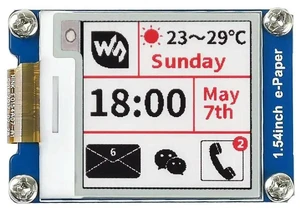 AJMRTC 1.54 Inch 3 Colors EPD E-Paper E-Ink Display Module, 200×200 Resolution SPI Interface Bi-Stable E-Paper Screen, Ultra Low Power Electronic Display for Raspberry Pi ESP32 IoT Projects AJMRTC 1.54 Inch 3 Colors EPD E-Paper E-Ink Display Module, 200×200 Resolution SPI Interface Bi-Stable E-Paper Screen, Ultra Low Power Electronic Display for Raspberry Pi ESP32 IoT Projects