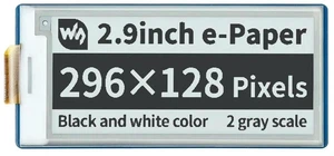 AJMRTC Pico-ePaper-2.9, 2.9 Inch E-Paper E-Ink Display Module for Raspberry Pi Pico, 296×128 Resolution SPI Interface Bi-Stable E-Paper Screen with Partial Refresh for Low Power IoT Projects AJMRTC Pico-ePaper-2.9, 2.9 Inch E-Paper E-Ink Display Module for Raspberry Pi Pico, 296×128 Resolution SPI Interface Bi-Stable E-Paper Screen with Partial Refresh for Low Power IoT Projects