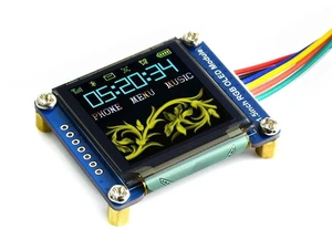 AJMRTC 1.5inch RGB OLED Display Module, 128×128 Resolution, 65K RGB Colors, SPI Interface Self-Luminous OLED Screen for STM32 Arduino Raspberry Pi Pico Embedded Maker DIY Projects AJMRTC 1.5inch RGB OLED Display Module, 128×128 Resolution, 65K RGB Colors, SPI Interface Self-Luminous OLED Screen for STM32 Arduino Raspberry Pi Pico Embedded Maker DIY Projects