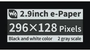 AJMRTC 2.9inch Capacitive Touch e-Paper E-Ink Display Module for Raspberry Pi Pico, 296×128 Pixels Black White 4 Grey Scale, SPI Interface, Partial Refresh, Ultra Low Power for Shelf Label Price Tag I AJMRTC 2.9inch Capacitive Touch e-Paper E-Ink Display Module for Raspberry Pi Pico, 296×128 Pixels Black White 4 Grey Scale, SPI Interface, Partial Refresh, Ultra Low Power for Shelf Label Price Tag I
